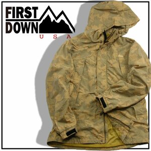 新品 FIRST DOWN 【透湿性 / 防風性 / 耐久性 / UVカット】 Supplex ナイロン デュポン社 アウター ブルゾン L 352005 ファーストダウン