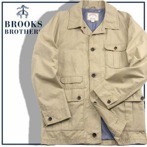  new goods Brooks Brothers [ adult hunting jacket ] beige pocket great number M *252070 BROOKS BROTHERS Hunter jacket 