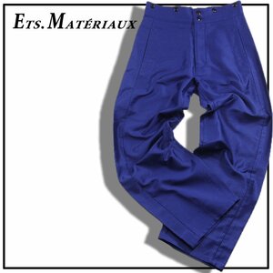 新品 【限定】 ETS.MATERIAUX / マテリオ 超長綿 ピマーナ 日本製 FRENCH WORK ワークパンツ 3 ★353384