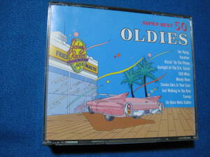 CD★Super Best 50 Oldies WCD-004　CD2枚組　冷たくしないで、ろくでなし、サニー、スターダスト、砂に消えた涙他全50曲★7982