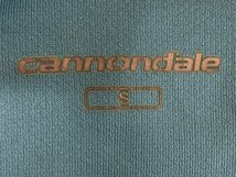 HB062 キャノンデール cannondale 半袖 サイクルジャージ 水 S ※汚れ_画像7