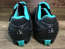 GU776 フィジーク FIZIK M6 ビンディングシューズ 38サイズ 黒 水色_画像6