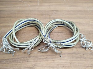 van den Hul van ten Hal? very thick speaker cable diameter 4mm 1.8m 2 ps Tannoy canterbury 15. use 