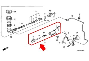 ★新品 未使用　純正部品 ホンダ S2000 AP1 AP2 スレーブシリンダー クラッチオペシリンダー　メーカー在庫残り僅か 希少 レア★