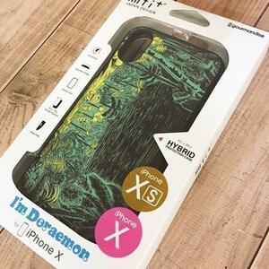 ★外箱痛みアリ/本体問題なし ドラえもん イーフィット IIIIfi+ iPhoneXs / iPhoneX 兼用 スマホケース IRD15B