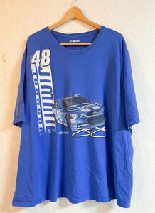 NASCARナスカー　半袖　Tシャツ　ジミー・ジョンソン　モータースポーツ　レーシング　2013　ブルー　青