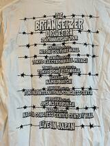 The Brian Setzer Orchestra 25th Anniversary　Tシャツ　ブライアン・セッツァー ライブ　ホワイト　白　Mサイズ_画像6