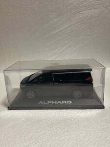 1/30 トヨタ 新型アルファード ハイブリッド ALPHARD 後期 カラーサンプル ミニカー 非売品　スパークリングブラックパール