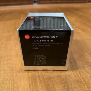 Leica Summicron 28mm asph 元箱