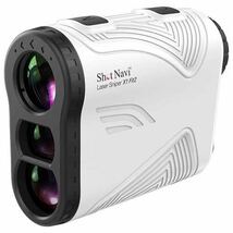 Shot Navi(ショットナビ) ゴルフ レーザー距離測定器 LaserSniper X1 Fit2　高低差ON/OFF機能搭載　ホワイト_画像2