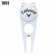 キャロウェイ Callaway グリーンフォーク マーカー付 ディボットツール　ホワイト_画像2