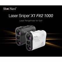 Shot Navi(ショットナビ) ゴルフ レーザー距離測定器 LaserSniper X1 Fit2　高低差ON/OFF機能搭載　ホワイト_画像8