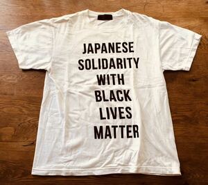 HUMAN MADE JAPANESE SOLIDARITY WITH BLACK LIVES MATTER　チャリティーTシャツ