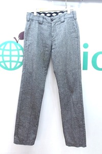 W*ディッキーズ Dickies ツイード ロングパンツ メンズ グレー kz4414194308