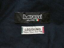 ★美品★barassi バラシ イタリア製生地使用 長袖 花柄 シャツ 48★ホワイト×ネイビー 総柄 ボタンダウン 綿100% LEGGIUNO アロハ 日本製_画像8