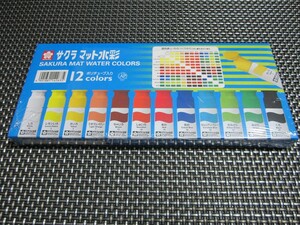 * necessities new goods unopened Sakura kre Pas paints mat watercolor poly- tube entering 12 color set MW12PR