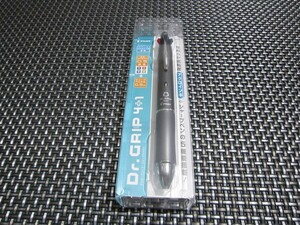 ☆必需品 新品未開封 PILOT パイロット 多機能筆記具 ドクターグリップ4+1 4色ボールペン0.5mm+シャープ0.5mm グレイ PBKHDF1SEFGY