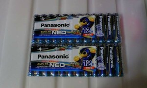 * super-discount * necessities new goods unopened * Panasonic (Panasonic) EVOLTA evo ruta battery single 4 shape 1 2 ps ×2 24ps.