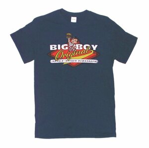 ★ビッグ ボーイ Tシャツ Big Boy 紺 S 新品・正規品 usa アメキャラ ハンバーガー レストラン ダイナー