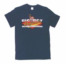 ★ビッグ ボーイ Tシャツ Big Boy 紺 L 新品・正規品 usa アメキャラ ハンバーガー レストラン ダイナー_画像7