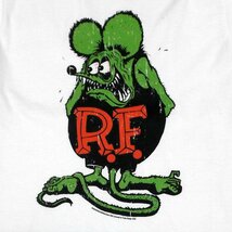 ★ラット フィンク Tシャツ Rat Fink USカラー 白 L 正規品 mooneyes_画像1