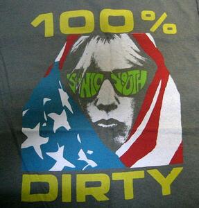 ★ソニック ユース Tシャツ Sonic Youth 100% Dirty - XL 正規品 sub pop us indie オルタナ