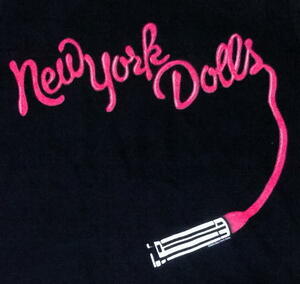 ★ニュー ヨーク ドールズ Tシャツ New York Dolls - L ロゴ 正規品 Johnny Thunders