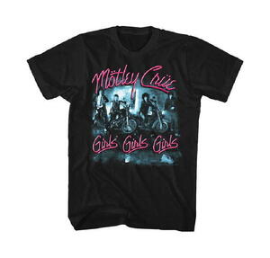 ★モトリー クルー Tシャツ Motley Crue Girls! × 3 黒 M 正規品 la メタル gnr