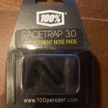 100% Racetrap 3.0 Replacement Nose Pad Kit - Black(レーストラップ3.0 リプレースメント ノーズ パッド キット ブラック) スペアパッド_画像4