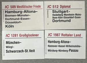 DB Germany National Railways IC sabot set 11