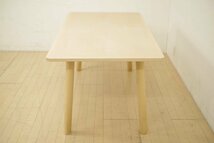 展示品 マルニコレクション HIROSHIMA ヒロシマ ダイニングテーブル 160 食卓机 4人掛け ナチュラル シンプル 深澤直人 定価約22万_画像2
