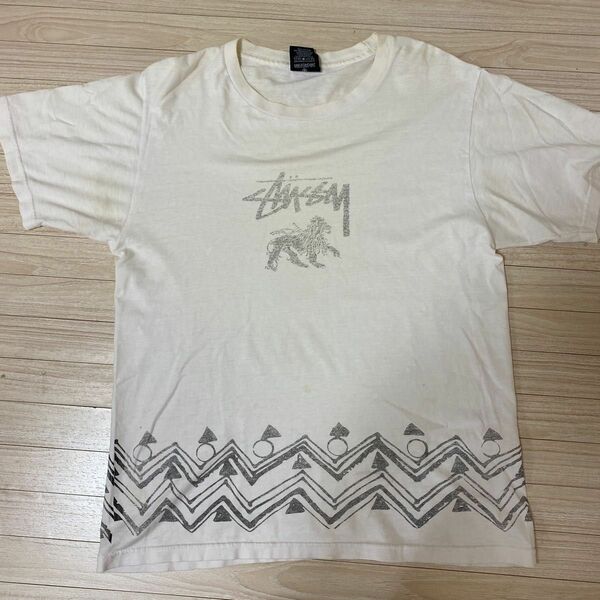 STUSSY Tシャツ　ラスタライオン