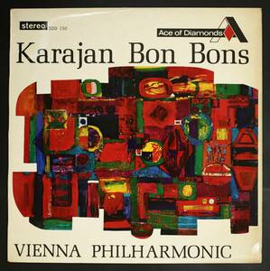 【UK盤LP】カラヤン,BPh/Bon Bons(並良品,DECCA,ワルツ,バレエ音楽,Karajan)