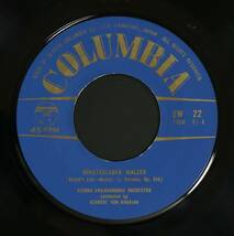 【国内最初期盤EP】カラヤン,WPh/J.シュトラウス:芸術家の生活(並品,45rpm,1950's,Karajan)_画像3