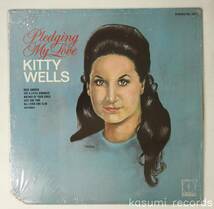 【US-ORIG.LP】KITTY WELLS/PLEDGING MY LOVE(並良品,1971,US POP COUNTRY)_画像1