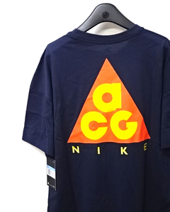 M 新品【NIKE ACG Tee AO4643-451 Obsidian & Vivid Sulfur ナイキ acg Tシャツ】