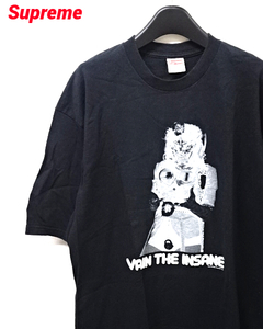 L レア 2003【Supreme x Rammellzee VAIN THE INSANE Tee Black シュプリーム Tシャツ ラメルジー Tシャツ ブラック】