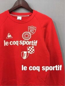 ！▼ 【美品】 ルコック 長袖 スウェット プリントシャツ 薄手 トレーナー メンズ Sサイズ le coq sportif &