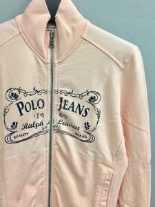  Polo jeans Company POLO JEANS CO. [ beautiful goods ] tops Parker long sleeve Zip Pink Lady -sS size!*&