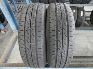 【986522】　ブリヂストン　NEXTRY　155/65R13　22年製　7分山　2本