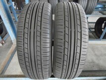 【986531】　YOKOHAMA　ECOS　ES31　185/65R14　2本　8分弱　20年製_画像1