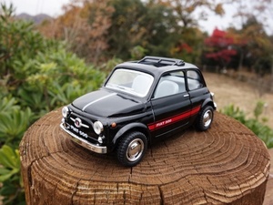 【送料350円】ＦＩＡＴ500 フィアット500 ミニカー 黒色 ＦＩＡＴ 500 チンクエチェント チンクエンチェント