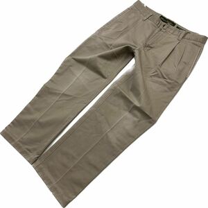 Eddie Bauer ☆ チノパンツ ストレート フィット コットン スラックス ベージュ W31 大人カジュアル アメカジ エディーバウアー■JS721