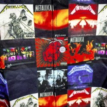 海外直輸入品★メタリカ Metallica 名盤ジャケット半袖シャツ【Lサイズ】総柄デザイン バンドT アロハ アイアンメイデン メガデス パンテラ_画像5