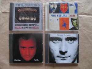 ４点セット◆【ＰＨＩＬ ＣＯＬＬＩＮＳ（フィル・コリンズ）】◆ゴ－ルドディスク＆ベスト盤＆ＬＩＶＥ盤あり◆ＣＤ◆ＧＯＬＤ ＤＩＳＫ