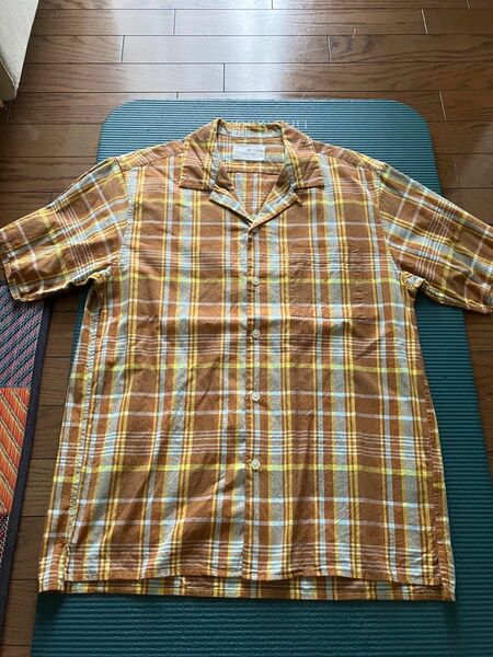 アーバンリサーチ SONNY LABEL オープンカラー チェックシャツ 半袖シャツ チェック柄