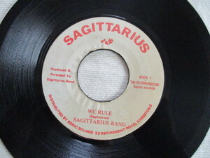 SAGITTARIUS BAND 7！WE RULE, JA ORG 7インチ EP 45, RUB A DUB