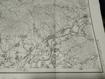 御油　愛知県　古地図　 地形図　地図　資料　46×57cm　明治23年測図　昭和4年印刷　発行　　B2309_画像5