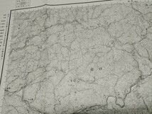 御油　愛知県　古地図　 地形図　地図　資料　46×57cm　明治23年測図　昭和4年印刷　発行　　B2309_画像3