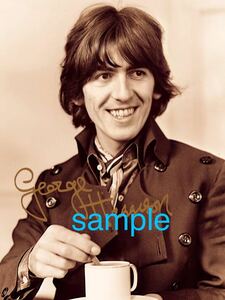 [ бесплатная доставка ]The Beatles George Harrison высокое разрешение sa Info to Beatles 